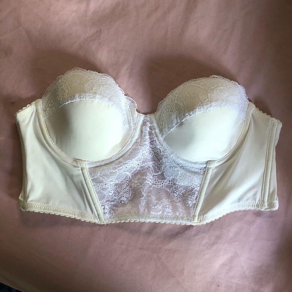 White Strapless Bra - Picture 1 of 2